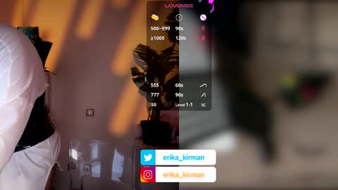 Erika      online show from 27, 3, 2026