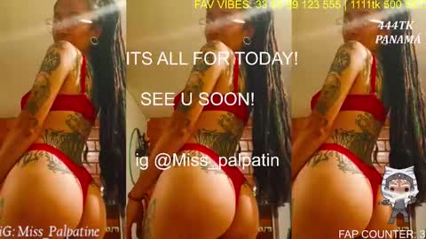 Snapshot of evil_miss_palpatin chatting on 1, 12, 2025 Lucia Ilich.... IG miss palpatine NEXT SHOW 200724 online show from 1, 12, 2025