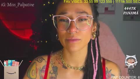 Snapshot of evil_miss_palpatin chatting on 15, 12, 2025 Lucia Ilich.... IG miss palpatine NEXT SHOW 200724 online show from 15, 12, 2025