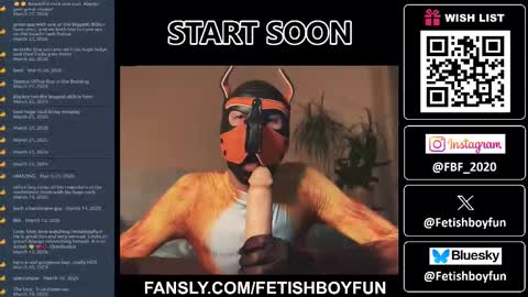 FetishBoyFun online show from 29, 3, 2026