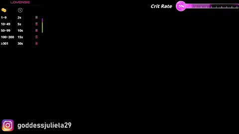 Julieta online show from 26, 5, 2026