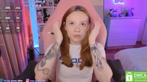 Snapshot of gwen_allen chatting on 7, 6, 2026 I am Gwen online show from 7, 6, 2026