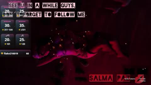 SALMA  online show from 4, 1, 2025
