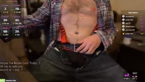 Snapshot of hairybelly818 chatting on 4, 7, 2026 Hairy Belly online show from 4, 7, 2026