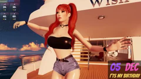 Snapshot of hannah3dx chatting on 24, 11, 2025 Hannah online show from 24, 11, 2025