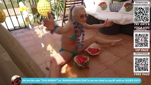 Hannah James online show from 9, 10, 2025