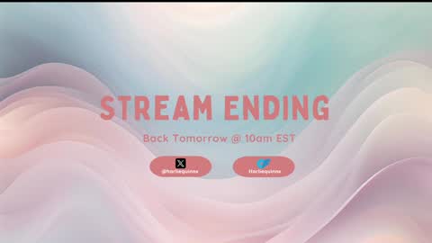 Snapshot of harliequinnx chatting on 27, 1, 2025 Harliequinnx - Schedule Below Exxxotica DC Dec 6-8th online show from 27, 1, 2025