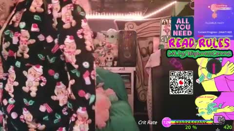 Snapshot of highnesscanna chatting on 31, 12, 2024 HiGHNESS CANNA online show from 31, 12, 2024