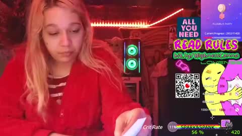 Snapshot of highnesscanna chatting on 4, 1, 2025 HiGHNESS CANNA online show from 4, 1, 2025