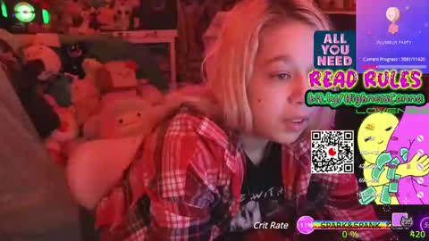 Snapshot of highnesscanna chatting on 9, 1, 2025 HiGHNESS CANNA online show from 9, 1, 2025