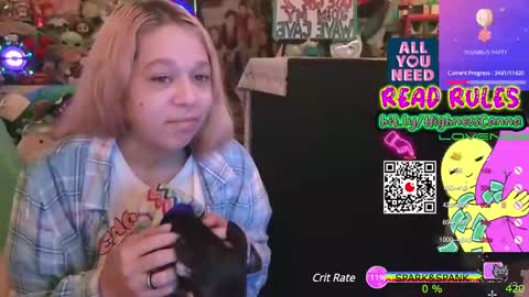 Snapshot of highnesscanna chatting on 10, 1, 2025 HiGHNESS CANNA online show from 10, 1, 2025