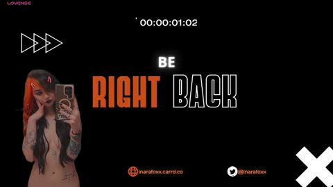 Inarafoxx online show from 9, 1, 2025