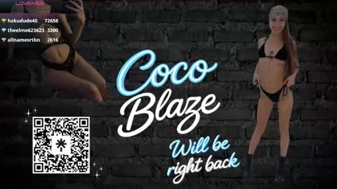 Snapshot of itscocoblaze chatting on 23, 4, 2026 CoCo Blaze online show from 23, 4, 2026
