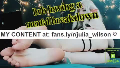 Snapshot of julia_wilson chatting on 5, 1, 2025 ALL MY CONTENT at online show from 5, 1, 2025