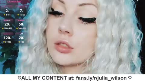Snapshot of julia_wilson chatting on 21, 1, 2025 ALL MY CONTENT at online show from 21, 1, 2025