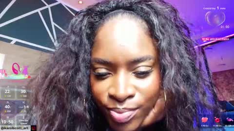 Snapshot of karol_scott1 chatting on 1, 10, 2025 KAROL SCOTT online show from 1, 10, 2025