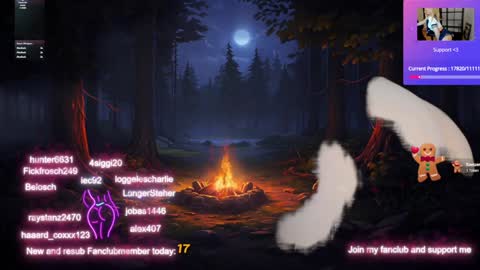 Snapshot of kimilee22 chatting on 10, 12, 2024 Wolfs Girl online show from 10, 12, 2024