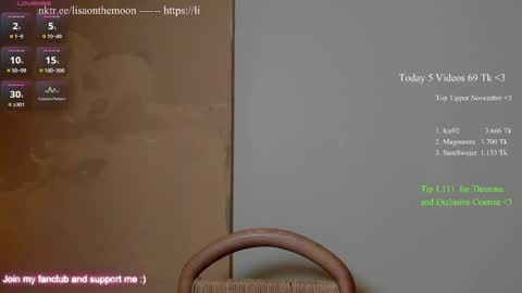 Snapshot of kimilee22 chatting on 16, 11, 2025 Wolfs Girl online show from 16, 11, 2025