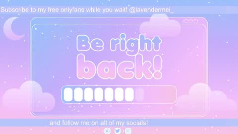 LavenderMei online show from 10, 5, 2026