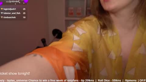 Layla Universe online show from 14, 3, 2026