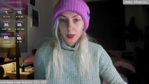 Snapshot of leavixx chatting on 13, 1, 2025 LeaVixx online show from 13, 1, 2025