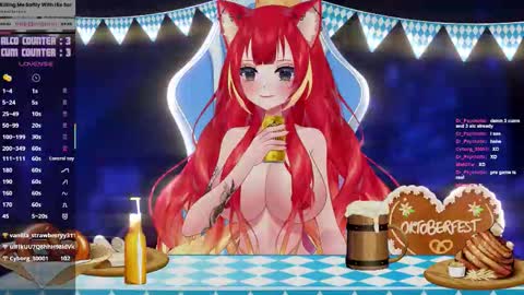 Snapshot of lewdfoxy_vt chatting on 3, 10, 2025 Kira online show from 3, 10, 2025