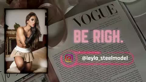 INSTA leylasteel model         online show from 9, 5, 2026