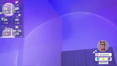 Liiam Luna online show from 21, 9, 2025