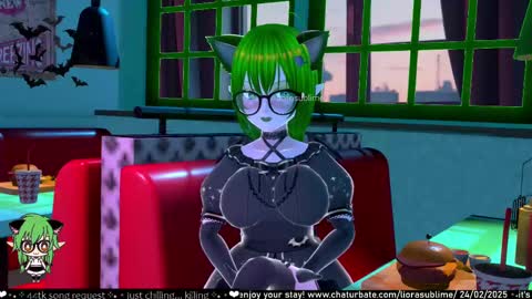Snapshot of liorasublime chatting on 26, 2, 2025 im Liora uwu online show from 26, 2, 2025