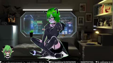 Snapshot of liorasublime chatting on 4, 3, 2025 im Liora uwu online show from 4, 3, 2025