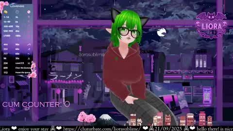 Snapshot of liorasublime chatting on 22, 9, 2025 im Liora uwu online show from 22, 9, 2025