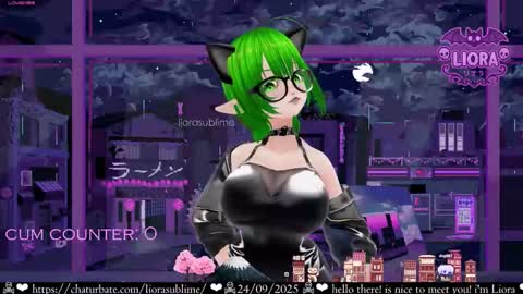 Snapshot of liorasublime chatting on 25, 9, 2025 im Liora uwu online show from 25, 9, 2025