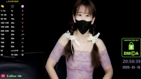 Snapshot of lovely_asahi chatting on 19, 1, 2025 lovely asahi online show from 19, 1, 2025