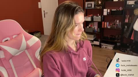 Lucie hot follow me on  online show from 3, 12, 2024