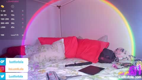 Snapshot of lustforlola chatting on 7, 1, 2025 LOLA online show from 7, 1, 2025