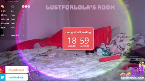 Snapshot of lustforlola chatting on 10, 1, 2025 LOLA online show from 10, 1, 2025