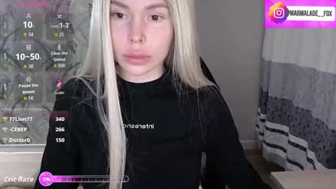 Marmalade Fox online show from 3, 11, 2025