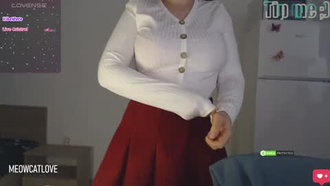 Snapshot of meowcatlove chatting on 1, 12, 2024 meowcatlove online show from 1, 12, 2024