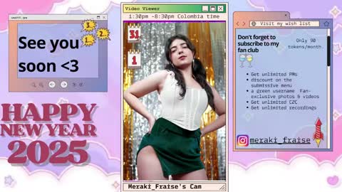    online show from 13, 1, 2025