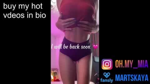 Mia Martskaya online show from 25, 6, 2026