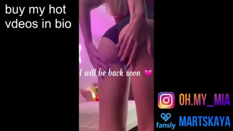 Mia Martskaya online show from 1, 7, 2026