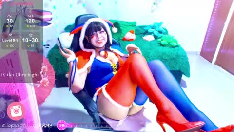 Snapshot of milkysakura chatting on 14, 12, 2024 Abby Lilia online show from 14, 12, 2024