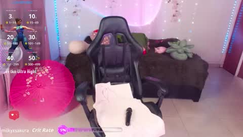 Snapshot of milkysakura chatting on 10, 10, 2025 Abby Lilia online show from 10, 10, 2025