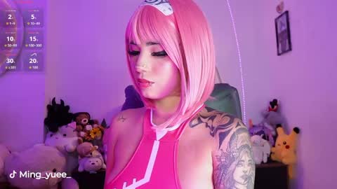 Snapshot of ming_yue_ chatting on 14, 5, 2026 My name is Fer Nice to meet you give it a thumbs up please its important online show from 14, 5, 2026