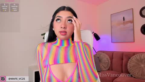 Snapshot of missvancouver_ chatting on 27, 1, 2025 Mafe Jimenez online show from 27, 1, 2025