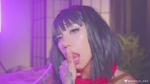 Snapshot of nekyra_san chatting on 14, 1, 2025 Mely Birthday party saturday night BYO online show from 14, 1, 2025