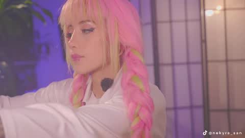 Snapshot of nekyra_san chatting on 16, 2, 2025 Mely Birthday party saturday night BYO online show from 16, 2, 2025