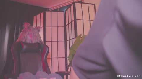 Snapshot of nekyra_san chatting on 25, 2, 2025 Mely Birthday party saturday night BYO online show from 25, 2, 2025