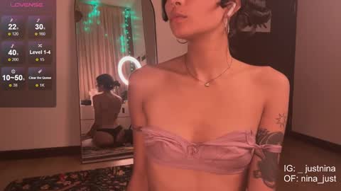 Snapshot of nina_just chatting on 5, 1, 2025 Nina. online show from 5, 1, 2025