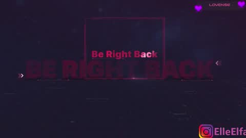 ElfaElle Im online .Wednesday Thursday Friday Saturday Sunday from 10pm to 2am  GMT3 online show from 11, 1, 2026